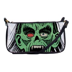 Zombie Face Vector Clipart Shoulder Clutch Bags by Nexatart