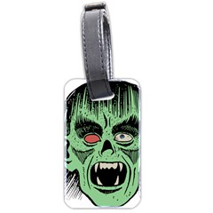 Zombie Face Vector Clipart Luggage Tags (two Sides) by Nexatart