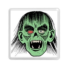 Zombie Face Vector Clipart Memory Card Reader (square)  by Nexatart