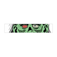 Zombie Face Vector Clipart Flano Scarf (mini) by Nexatart