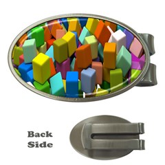 Cubes Assorted Random Toys Money Clips (Oval) 