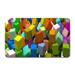 Cubes Assorted Random Toys Magnet (Rectangular)