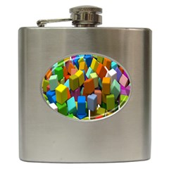 Cubes Assorted Random Toys Hip Flask (6 oz)