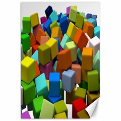 Cubes Assorted Random Toys Canvas 20  x 30  