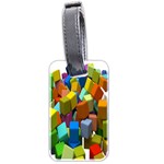 Cubes Assorted Random Toys Luggage Tags (Two Sides) Front