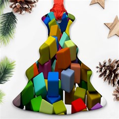 Cubes Assorted Random Toys Christmas Tree Ornament (Two Sides)