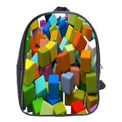 Cubes Assorted Random Toys School Bags (XL) 