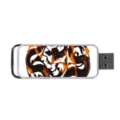 Ornament Dragons Chinese Art Portable Usb Flash (one Side) by Nexatart