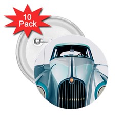 Oldtimer Car Vintage Automobile 2 25  Buttons (10 Pack)  by Nexatart