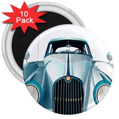 Oldtimer Car Vintage Automobile 3  Magnets (10 Pack)  by Nexatart