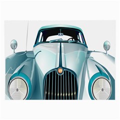 Oldtimer Car Vintage Automobile Large Glasses Cloth by Nexatart