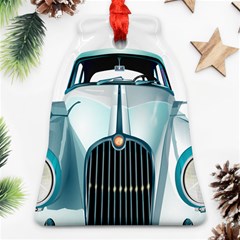 Oldtimer Car Vintage Automobile Bell Ornament (two Sides) by Nexatart