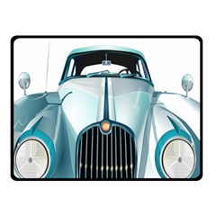 Oldtimer Car Vintage Automobile Double Sided Fleece Blanket (small)  by Nexatart