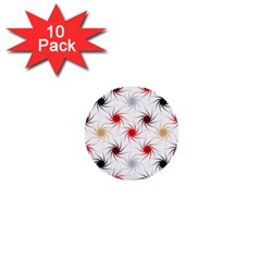 Pearly Pattern 1  Mini Buttons (10 Pack) 