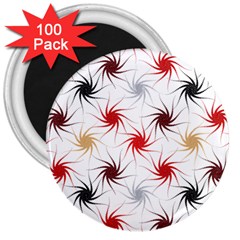 Pearly Pattern 3  Magnets (100 Pack)