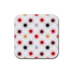 Pearly Pattern Rubber Coaster (square) 