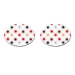 Pearly Pattern Cufflinks (Oval) Front(Pair)