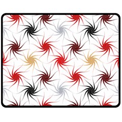 Pearly Pattern Double Sided Fleece Blanket (medium)  by Nexatart