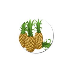 Pineapples Tropical Fruits Foods Golf Ball Marker