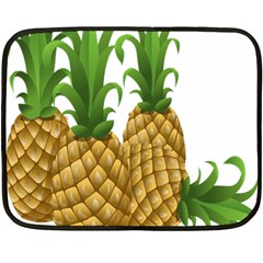 Pineapples Tropical Fruits Foods Double Sided Fleece Blanket (mini) 