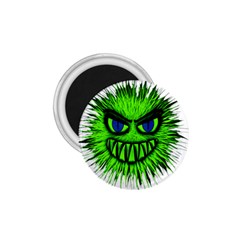 Monster Green Evil Common 1 75  Magnets by Nexatart