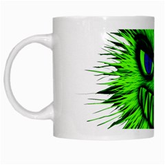 Monster Green Evil Common White Mugs by Nexatart