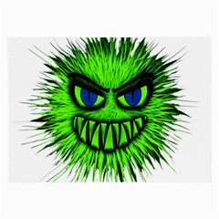 Monster Green Evil Common Large Glasses Cloth