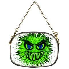 Monster Green Evil Common Chain Purses (two Sides)  by Nexatart