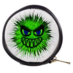 Monster Green Evil Common Mini Makeup Bags by Nexatart