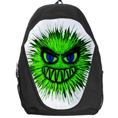 Monster Green Evil Common Backpack Bag by Nexatart