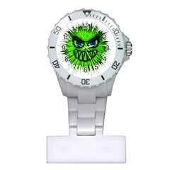 Monster Green Evil Common Plastic Nurses Watch by Nexatart