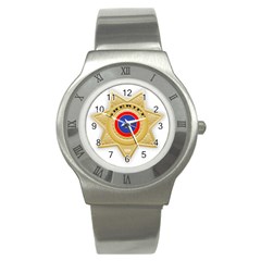 Sheriff S Star Sheriff Star Chief Stainless Steel Watch by Nexatart