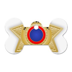 Sheriff S Star Sheriff Star Chief Dog Tag Bone (two Sides) by Nexatart