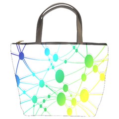 Network Connection Structure Knot Bucket Bags by Nexatart