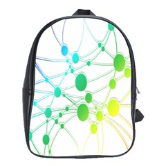 Network Connection Structure Knot School Bags(large) 