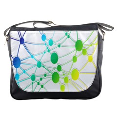 Network Connection Structure Knot Messenger Bags by Nexatart