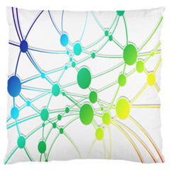 Network Connection Structure Knot Large Cushion Case (two Sides)