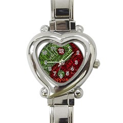 Tao Duality Binary Opposites Heart Italian Charm Watch by Nexatart