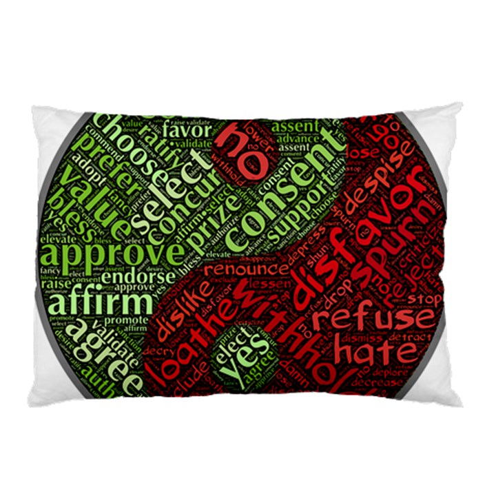 Tao Duality Binary Opposites Pillow Case