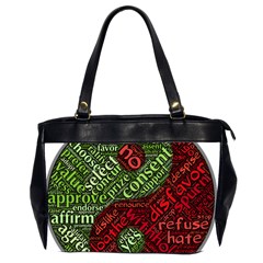 Tao Duality Binary Opposites Office Handbags (2 Sides)  by Nexatart