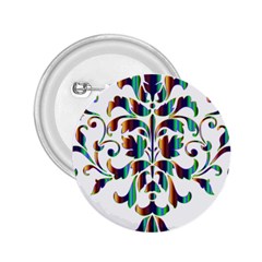 Damask Decorative Ornamental 2 25  Buttons by Nexatart