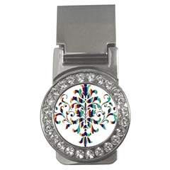 Damask Decorative Ornamental Money Clips (cz)  by Nexatart