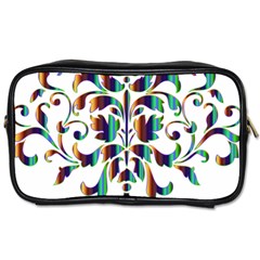 Damask Decorative Ornamental Toiletries Bags 2-side by Nexatart