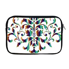 Damask Decorative Ornamental Apple Macbook Pro 17  Zipper Case