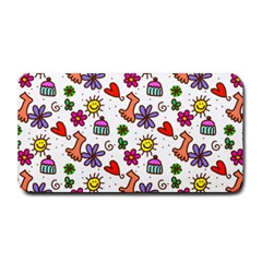 Doodle Pattern Medium Bar Mats