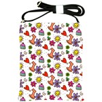 Doodle Pattern Shoulder Sling Bags Front