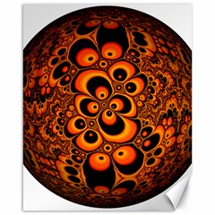 Fractals Ball About Abstract Canvas 16  X 20   by Nexatart