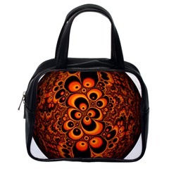 Fractals Ball About Abstract Classic Handbags (one Side)