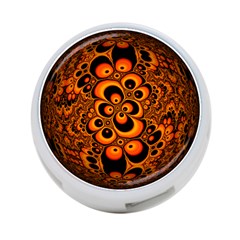 Fractals Ball About Abstract 4-port Usb Hub (two Sides) 