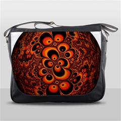 Fractals Ball About Abstract Messenger Bags